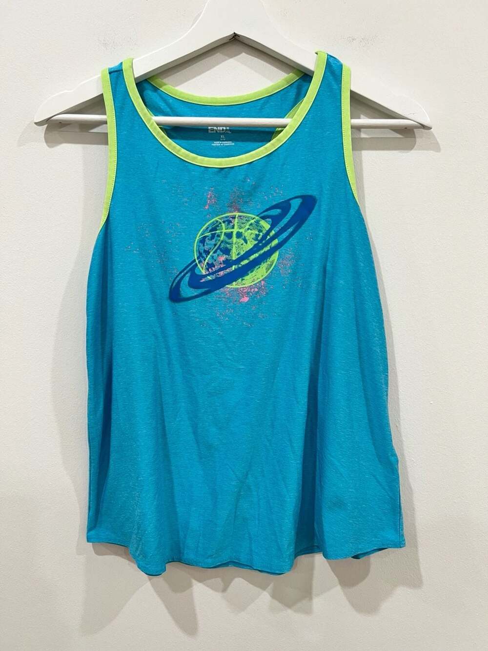 Lands' End Girls Athletic Racerback Tank Top Size XL 14-16 Basketball Planet